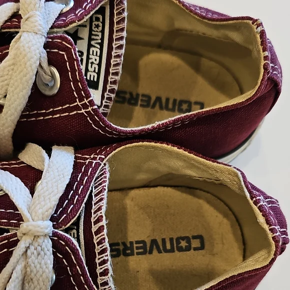 Converse All Stars Burgans Sneakers Shoes Women's Size 9 Men's Size 7 - Picture 6 of 9